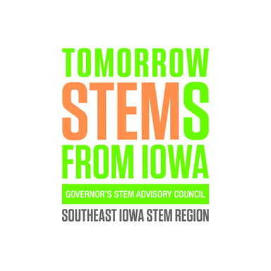 Logo that reads "Tomorrow STEMs from Iowa"