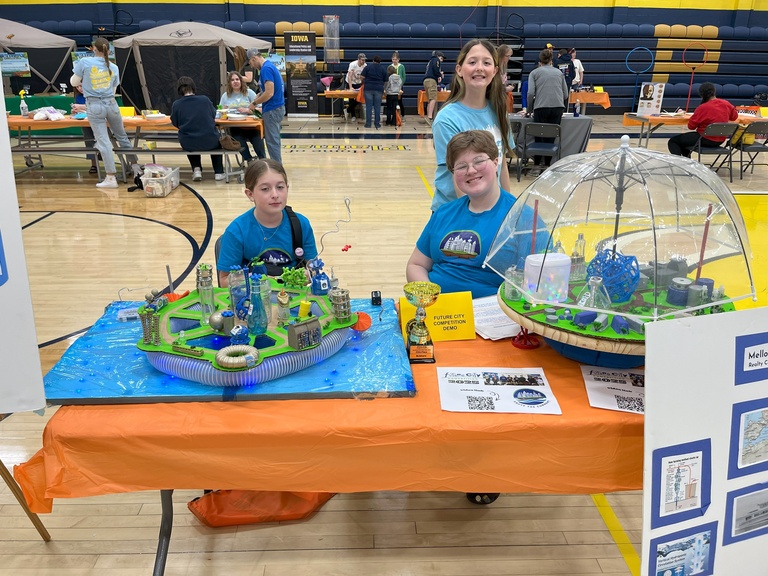 Exhibitor table