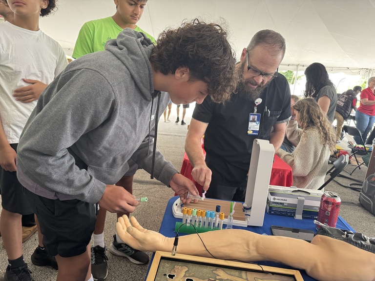 Attendees enjoy the fun at the 2025 Community STEM Day