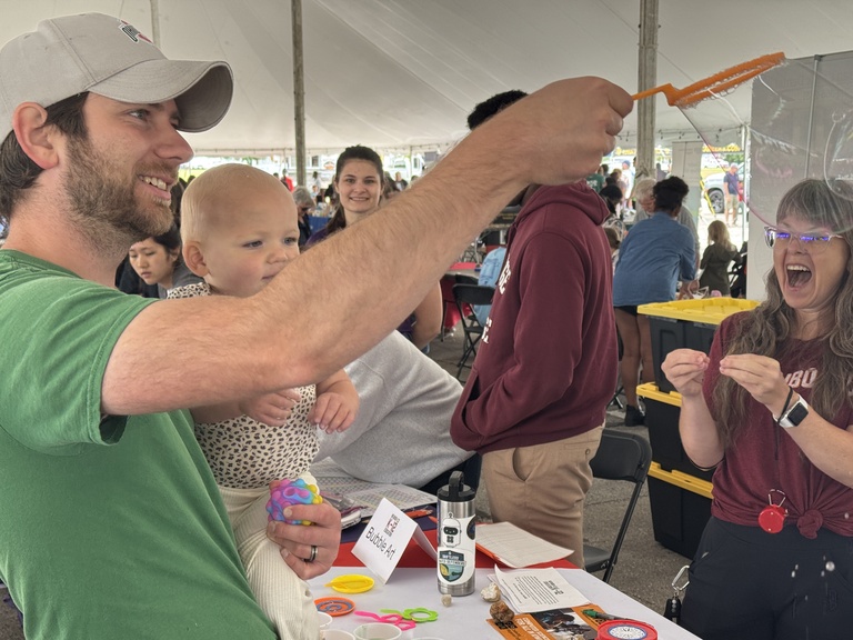 Attendees enjoy the fun at the 2025 Community STEM Day
