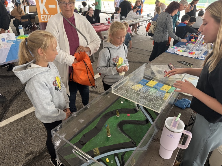 Attendees enjoy the fun at the 2025 Community STEM Day