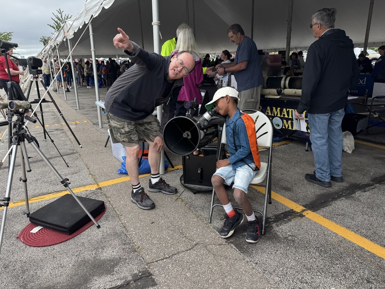 Attendees enjoy the fun at the 2025 Community STEM Day