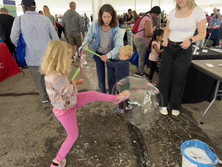 Attendees enjoy the fun at the 2025 Community STEM Day