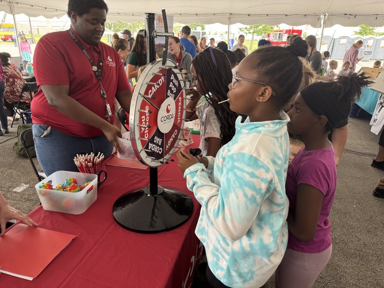 Attendees enjoy the fun at the 2025 Community STEM Day