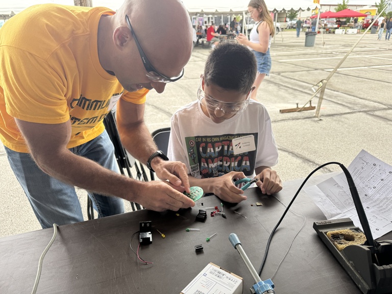 Attendees enjoy the fun at the 2025 Community STEM Day