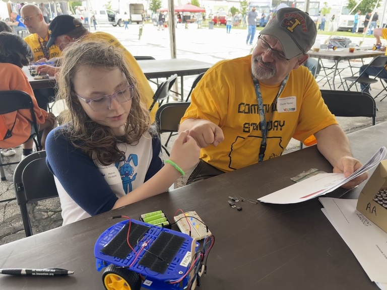 Attendees enjoy the fun at the 2025 Community STEM Day