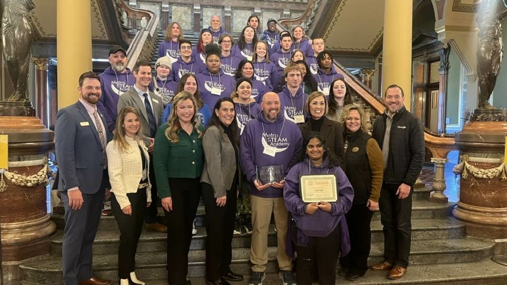 Metro High School at STEM Day at the Capitol