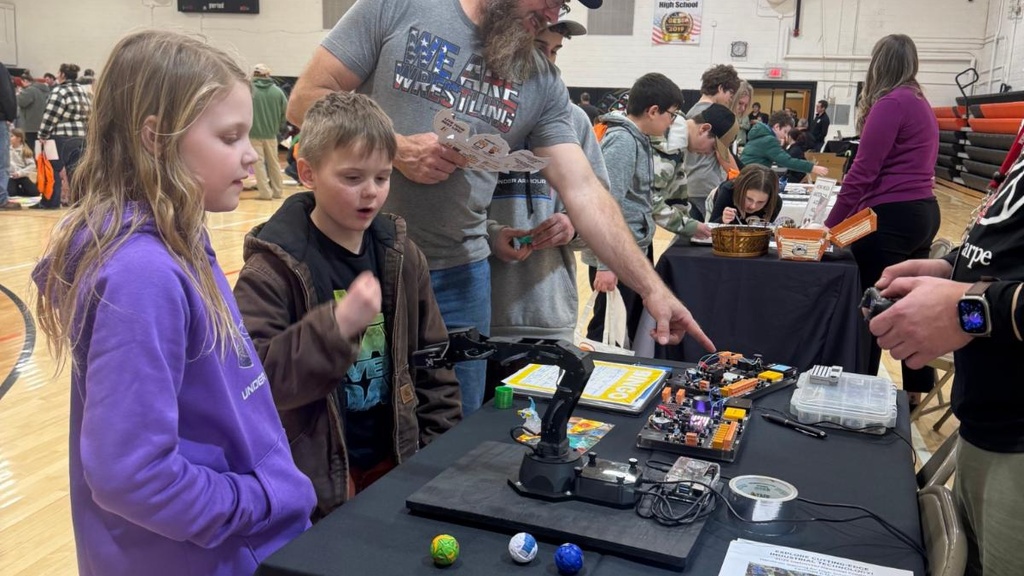 Family at STEM festival