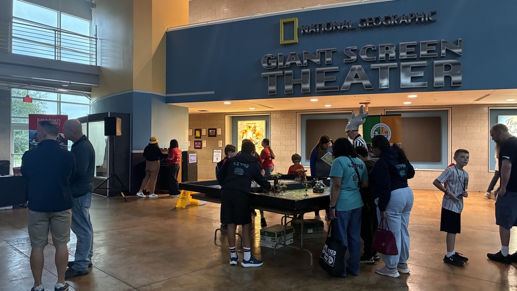Crowd at museum