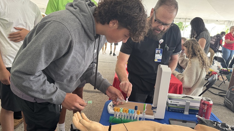 Attendees enjoy the fun at the 2025 Community STEM Day