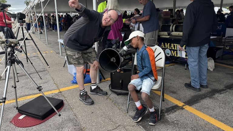 Attendees enjoy the fun at the 2025 Community STEM Day