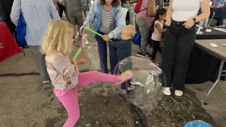 Attendees enjoy the fun at the 2025 Community STEM Day