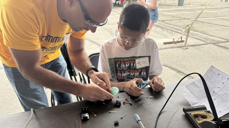 Attendees enjoy the fun at the 2025 Community STEM Day