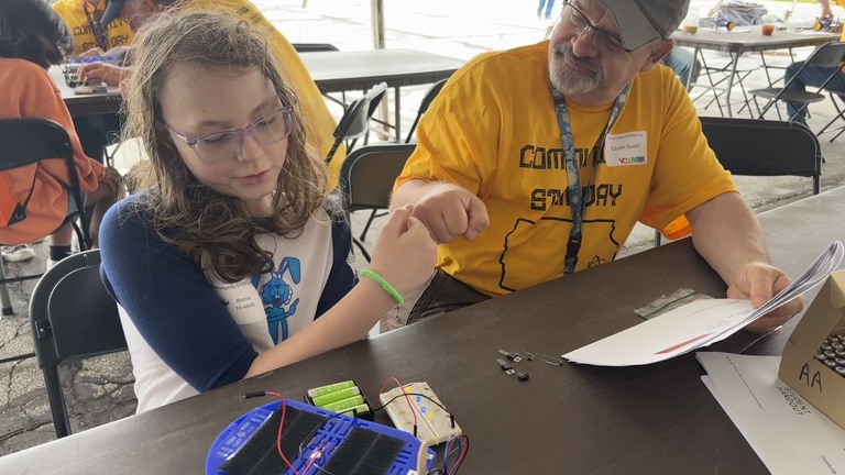 Attendees enjoy the fun at the 2025 Community STEM Day