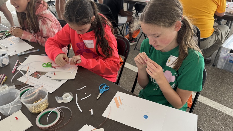 Attendees enjoy the fun at the 2025 Community STEM Day